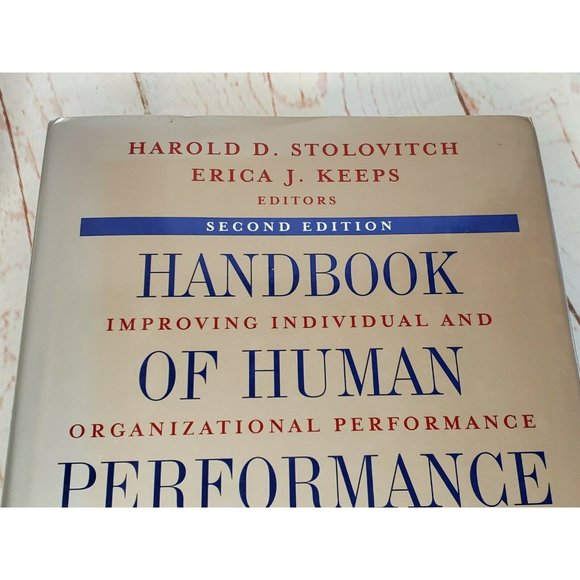 2nd Edition Handbook Of Human Performance Technology Improving Individual Book - Picture 2 of 12